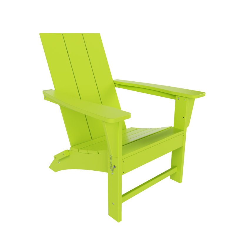 Chaise Adirondack pliante en plastique PEHD Joubert, Lime
