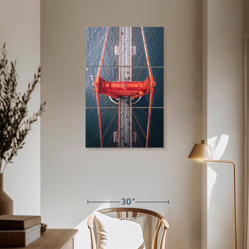 Above The Golden Gate, 57" H x 36" W