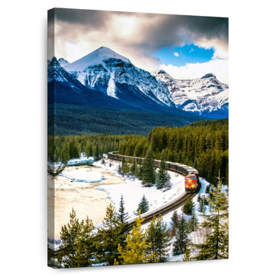 Train d'hiver Mehar à Banff