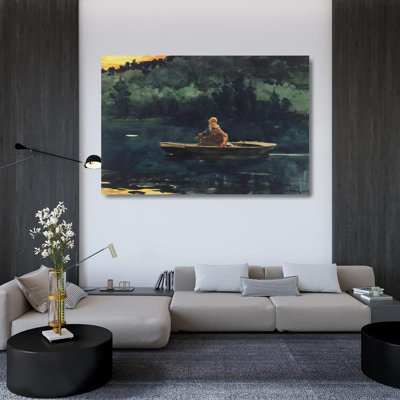 Breakwater Bay Homer, Winslow Gallery Wrapped Canvas Art Titled: The Rise 55685