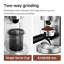 HiBREW Stainless Steel Coffee Grinder