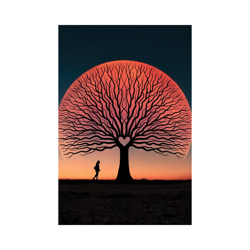 Tree Of Life by Abdullah Evindar - Wrapped Canvas Print, 66.04 cm H x 45.72 cm W x 1.91 cm D