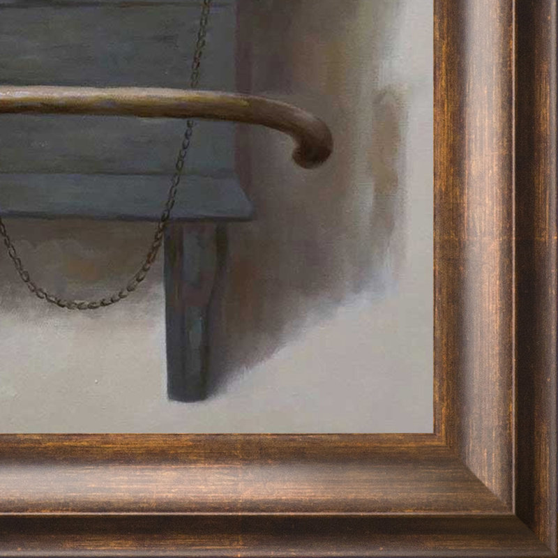 Le chardonneret par Carel Fabritius, reproduction d'art sur toile encadrée, H 25 po x l 21 po x P 2 po