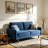 56.3" Velvet Spring-Padded Loveseat Comfort Sofas-23490214