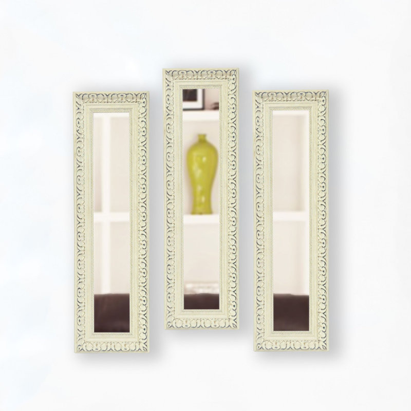 Ensemble de miroirs 3 pièces Wanneroo, H 29,5 po x l 11,5 po