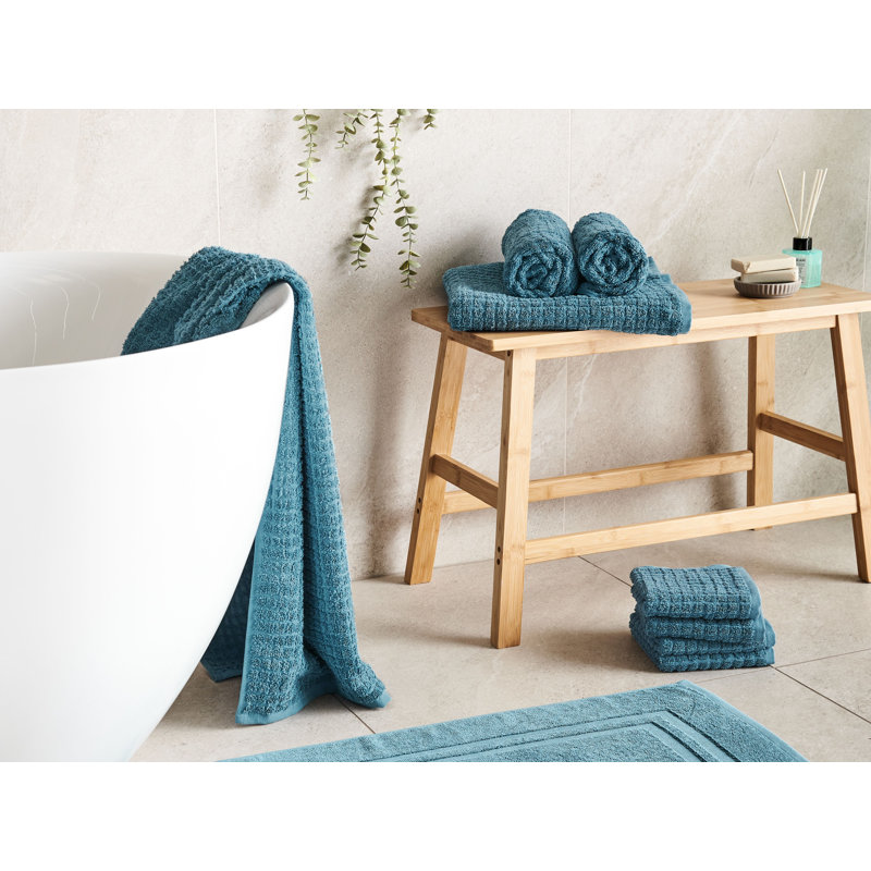 Set of Towels Atai Cotton, Blue, 9  Piece Towel Set