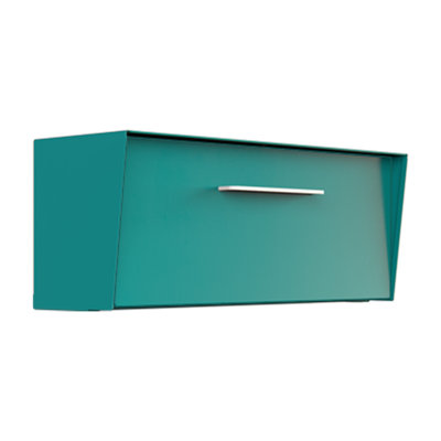 Mid-Century Modern ANGLED Wall Mounted Mailbox