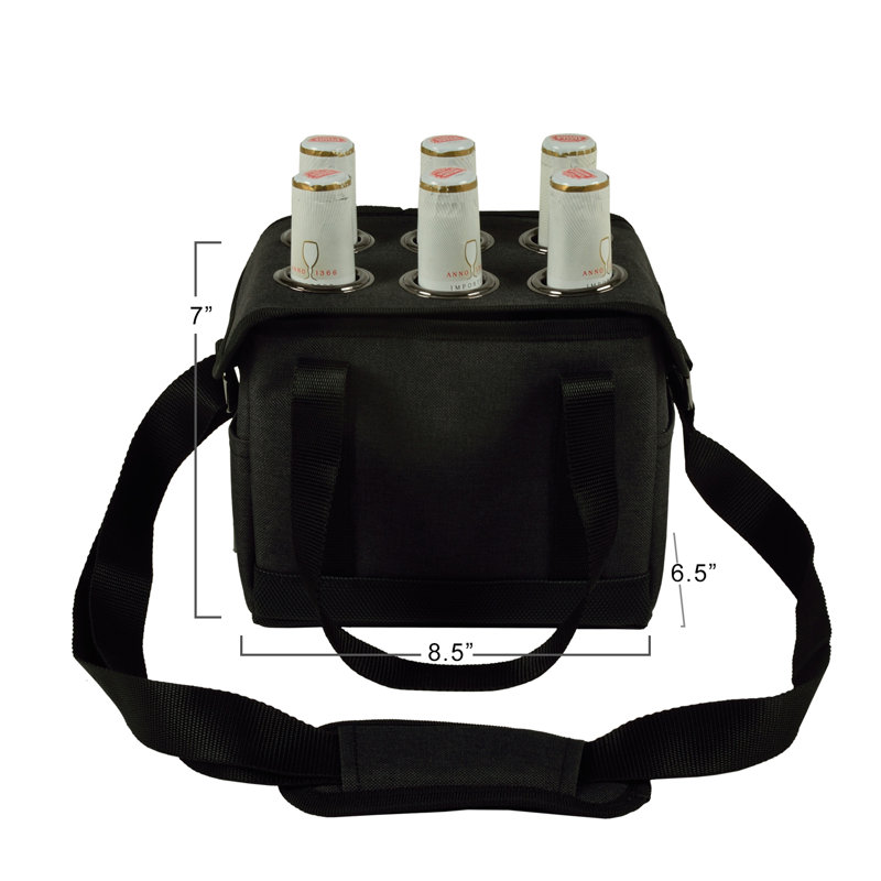 Chariot à bière avec ouvre-bouteille Winston Porter