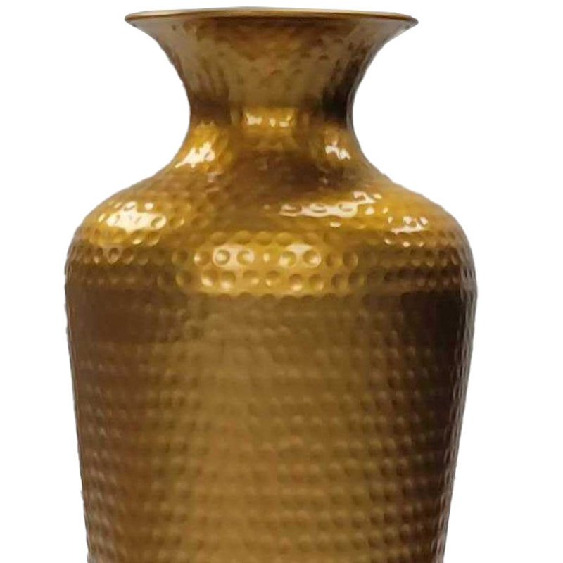 Vase de plancher en métal 24 po