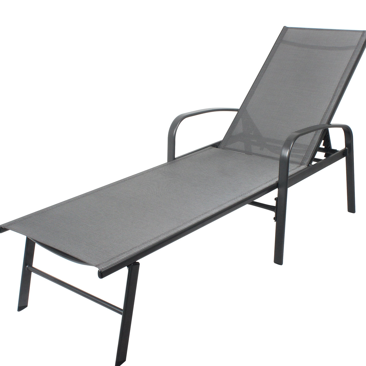 Ebern Designs Jaharie Outdoor Steel Chaise Lounge | Wayfair