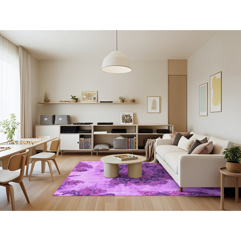 Tapis mauve Deah, Rectangle 7 pi x 9 pi