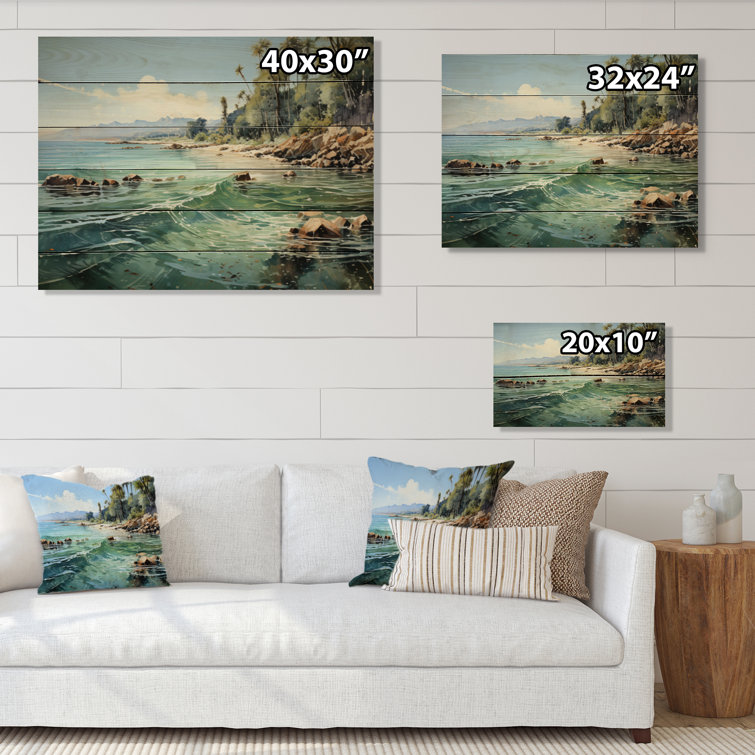 Dovecove Quattrucci Vietnam Tropical Paradise On Wood Print - Wayfair ...