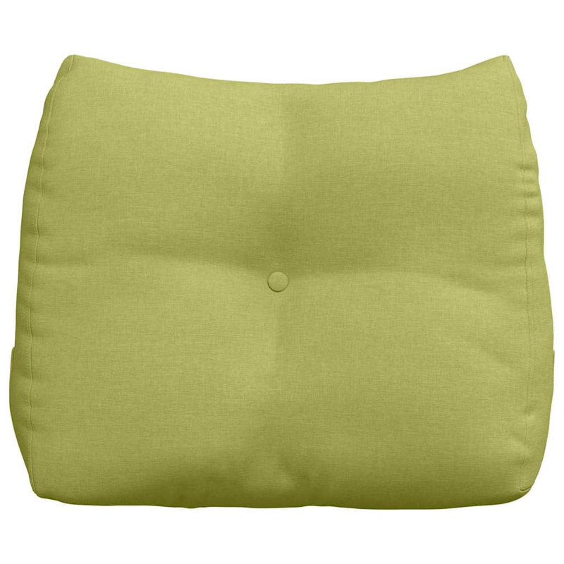  Back Pillow Brown 80 X 24 X 50 Cm Fabric, Light Green, Rectangle 50cmH x 60cmW