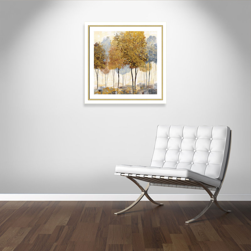 «Mullens Metallic Forest II», reproduction de peinture à l'huile encadrée, H 34,25 po x L 34,25 po x P 1,125 po