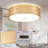 Modern Dimmable Ceiling Light, 2700K-6000K 5CCT Selectable Flush Mount Ceiling Light Fixtures, Minimalist Round Metal LED Ceiling Lamp For Bedroom, Kitchen, Hallway, Laundry Room-100023129-100023132