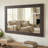 Shmuel Wood Framed with Safety Backing Ideal for Bathroom / Vanity Mirror-744902714-717736005