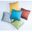 Silk Dupioni Box Feather Down Fill Pillow Cover with Insert-466939631