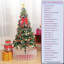 Arbre de Noël artificiel 6 pi avec lumières à DEL écoénergétiques, y compris 195 jupes d'arbre suspendues et garde-corps-996256407
