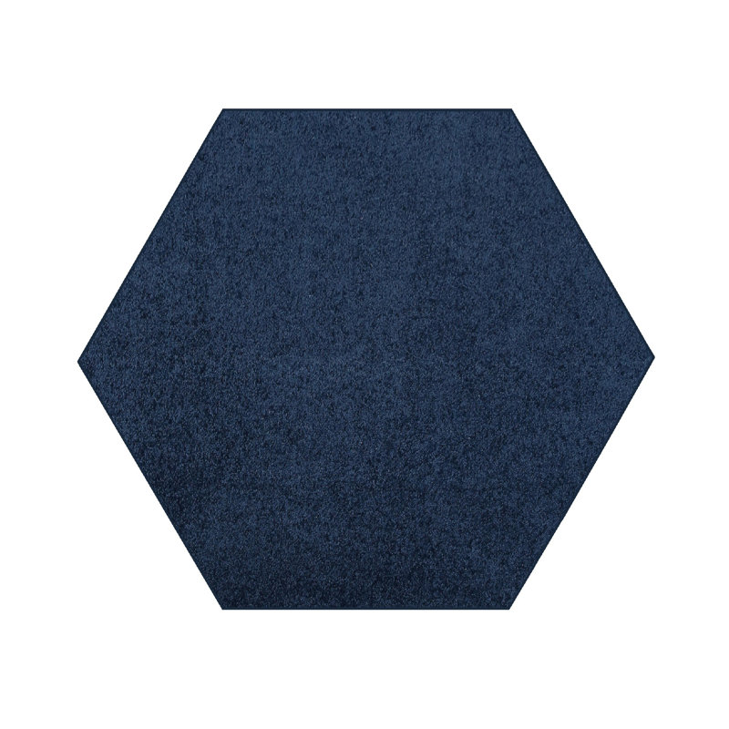 Modern Plush Pet and Kids Friendly Solid Color Area Rugs, Stain & Fade Resistance, Bedroom, Playroom and Kidsroom, Event, Wedding, Perfect for Living Room, Dining Room, Navy Rug