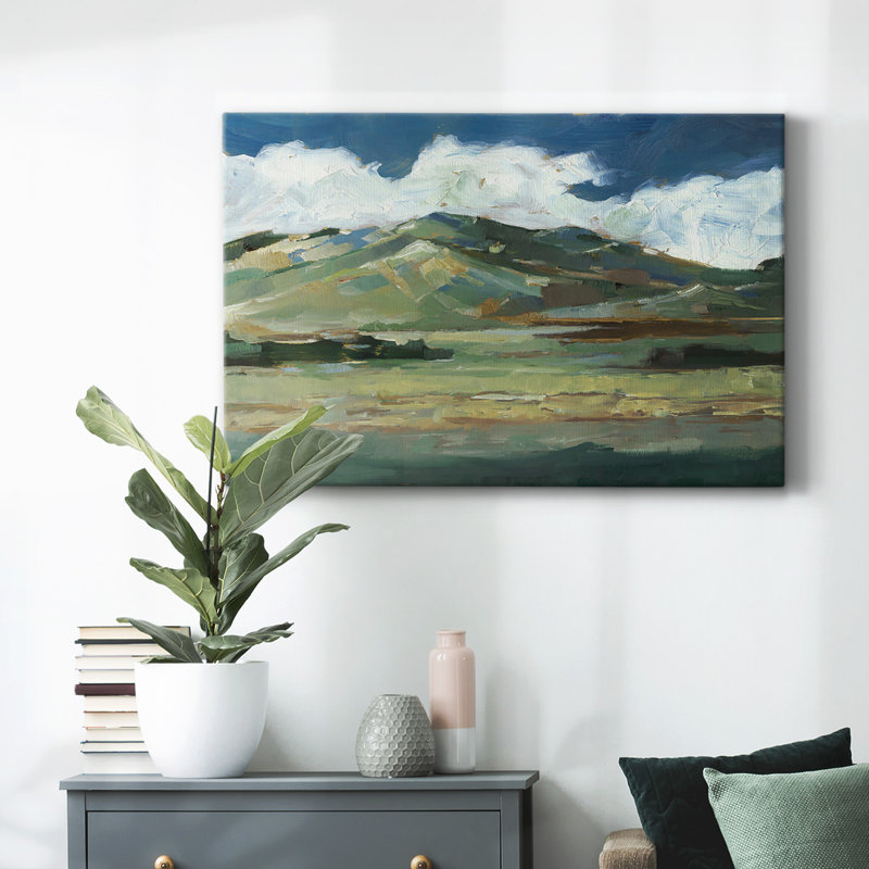Western Sky II - Toile tendue avec châssis, H 12 po x l 18 po