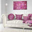 Coussin lombaire à motif fractal aquarelle Abstract-30734823