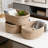 Handmade Woven Storage Baskets With Handles, Decorative Organizer Bin For Shelves, Closets, Toys, And Home Decor, Natural Rope Gift Basket-821351201