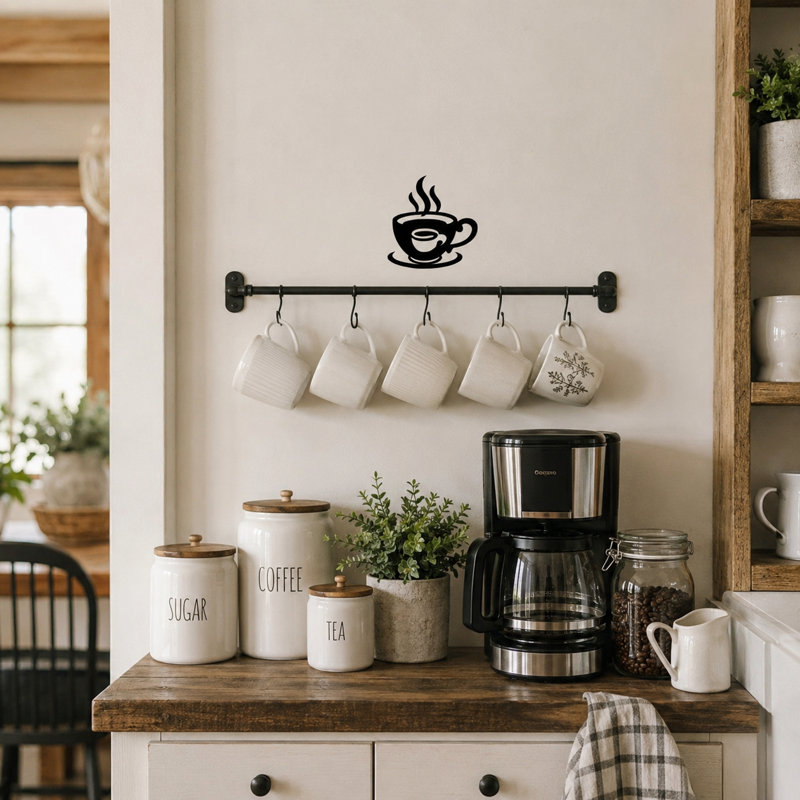 Décoration murale tasse à café pour la cuisine et le café