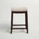 Claridge Counter & Bar Solid Wood Backless Stool with Upholstered Seat