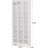 25.6 Inches 10-Tier White Wooden Shoe Storage Cabinet, Modern 30-Cubby Wooden Shoe Rack Organizer, Shoe Storage-1902167507