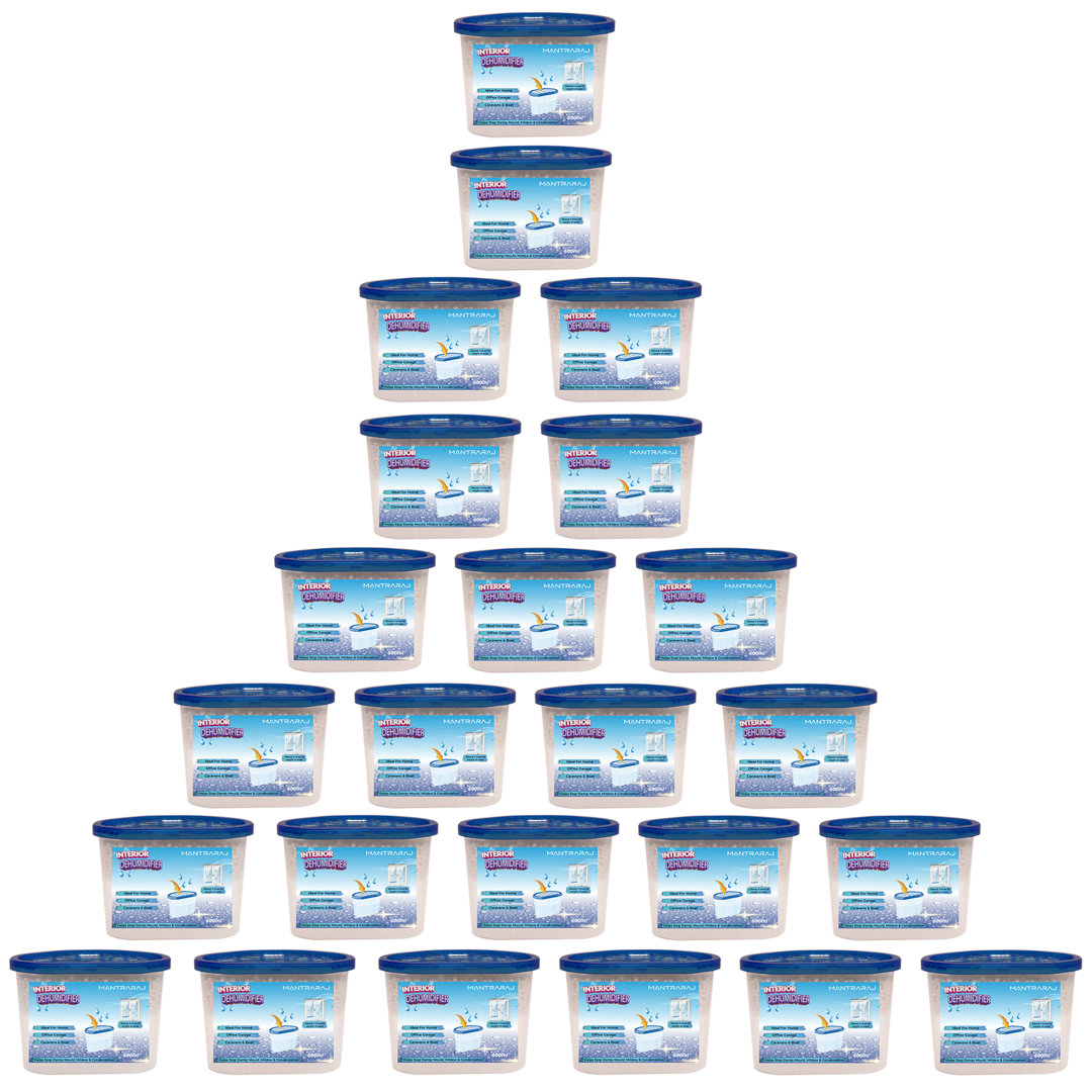 MantraRaj 500ml Interior Dehumidifiers Disposable Helps Stop Damp, Mildew, Mould Condensation x 30