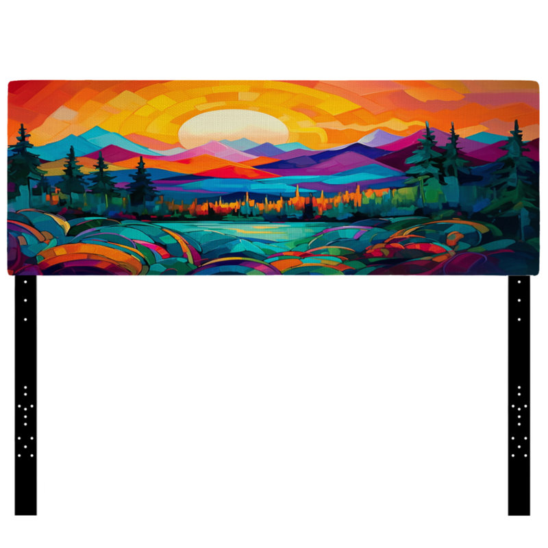 Tête de lit tapissier Khamyla, Grand