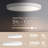 East Grove Home Round Collection LED 21W 11in Round Flush Mount Ceiling Light 2,050 Lumens Bright with 5-CCT Color Temperature Selectability 2700-3000-3500-4000-5000K in White-127418259-127418256-127418316
