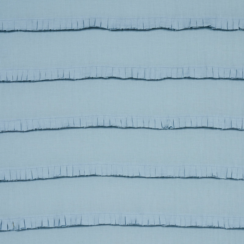 Dorothy Pleated Linen Fabric, Chambray