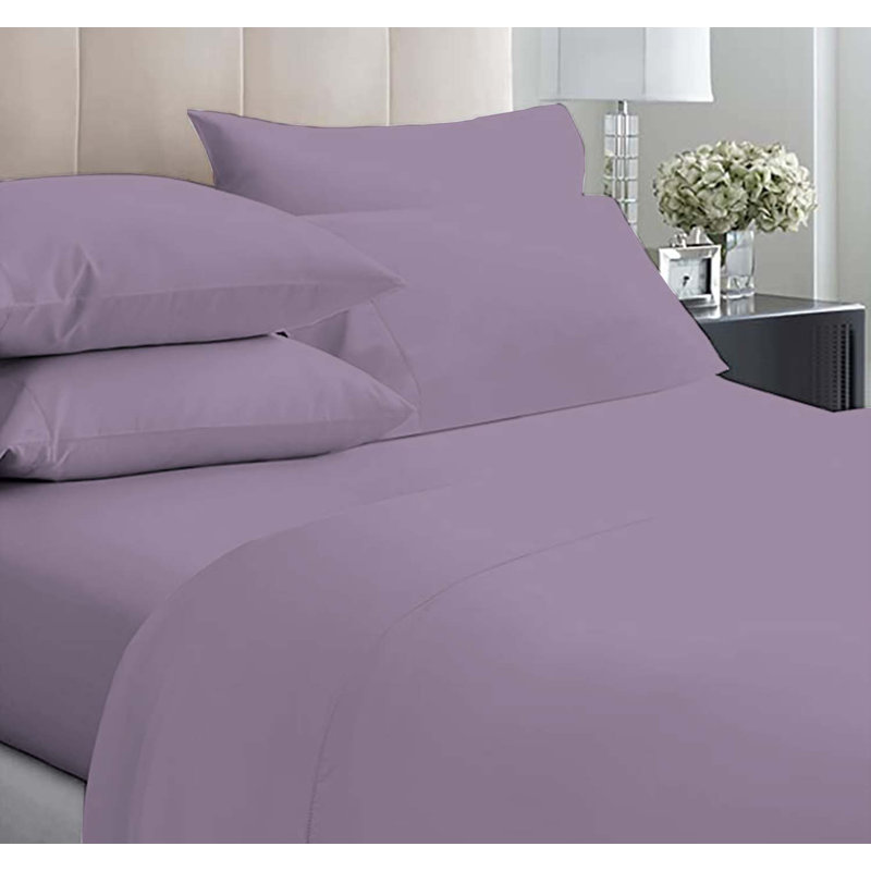 6-Piece Premium Deep Pockets Microfiber Sheet Set, California King, Periwinkle