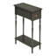 Table d'appoint, table d'appoint à 2 niveaux, table de bout, étroite, table de chevet, lampe, tiroir de rangement, traditionnel-1876580279