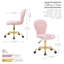 Bohon Velvet Task Chair-1462871298