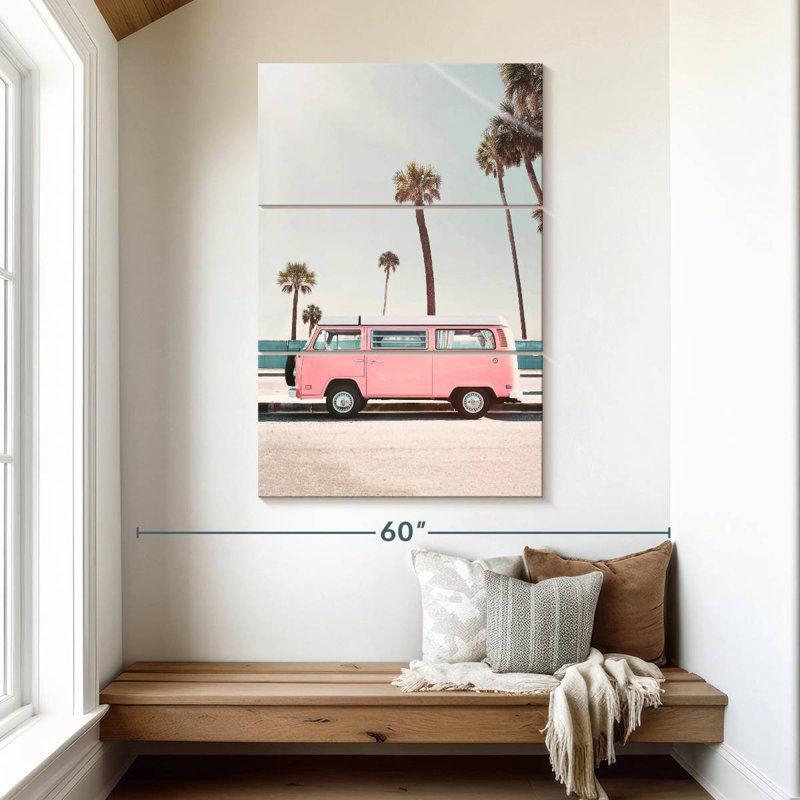 Mehar rose Surfer Van, H 50 po x l 32 po