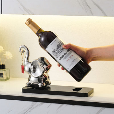 Support à vin éléphant