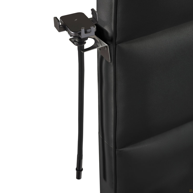 Queen Size Murphy Bed with a Shelf, Gray