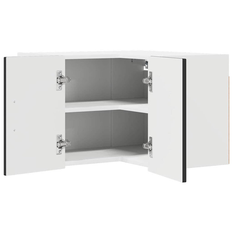 Vidaxl Kitchen Cabinet Grey Sonoma 57 X 57 X 40 Cm Engineered Wood, Black