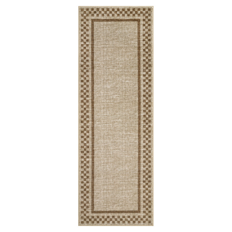 Modern Border Machine Washable Area Rug for Living Room Bedroom Stain Resistant Throw Carpet for Home Decor Office