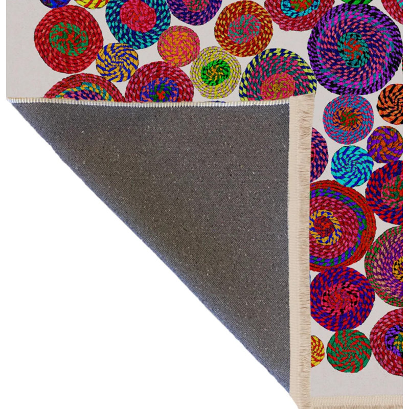 Tapis intérieur / extérieur Rubyn, Rectangle 4 pi x 6 pi 7 po