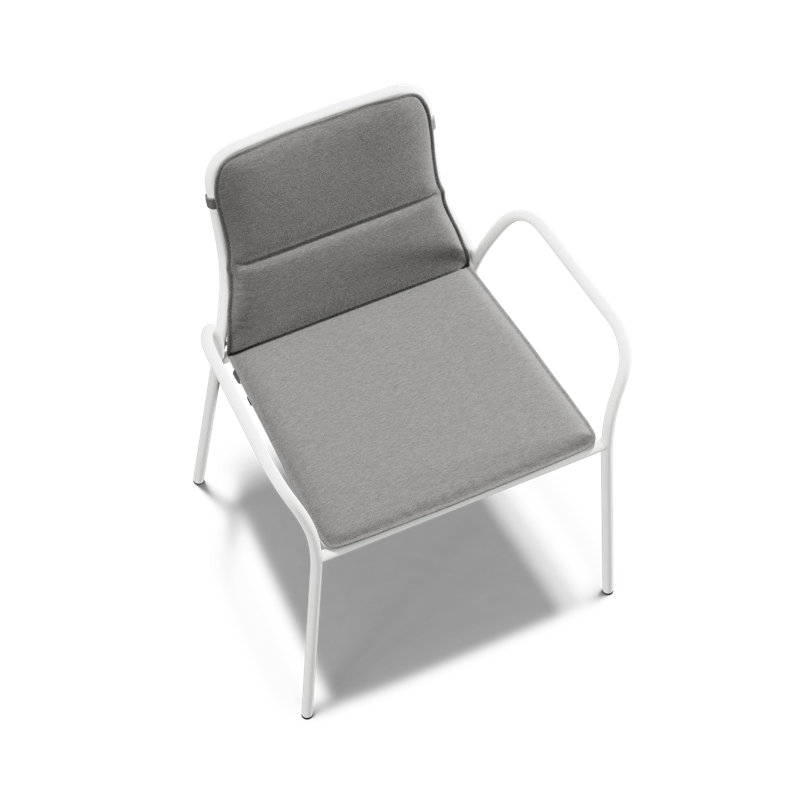 XY Outdoor Dining Chair, White