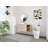 42" Wall-Mounted Bathroom Vanity Set - 5 Color Basin Options (White/Black/Marble Patterns) With Open Storage Shelf(Type C)-1429059895