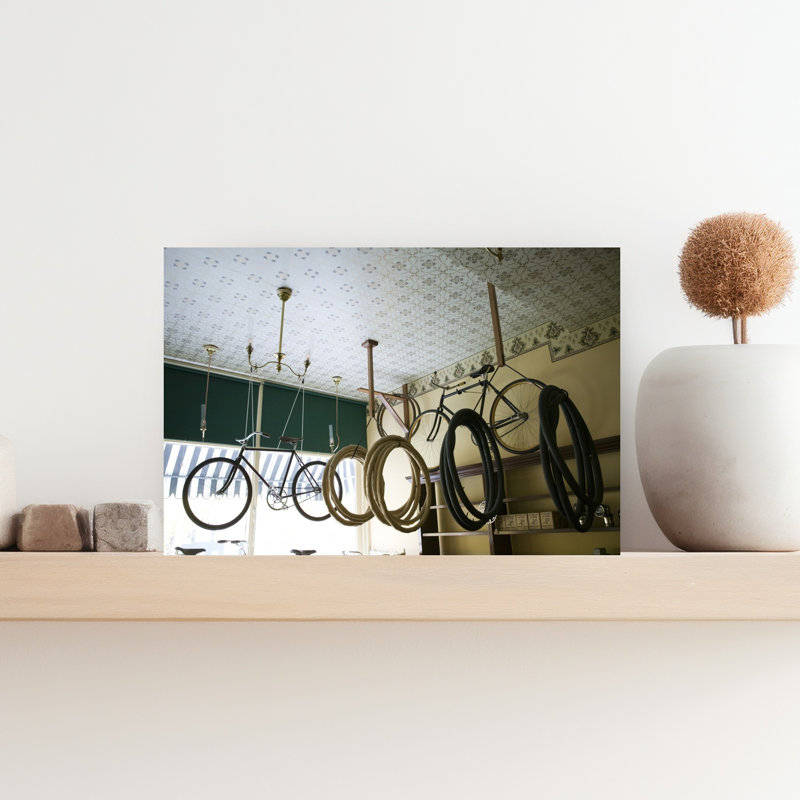 Replica Of Early 1900s Wright Bicycle Shop Carillon Historical Park Dayton Montgomery County Ohio USA by Walter Bibikow - Wrapped Canvas Print