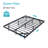 Floating Metal Bed Frame With LED Lights, Underbed Storage, No Box Spring Needed-96310571-90204452