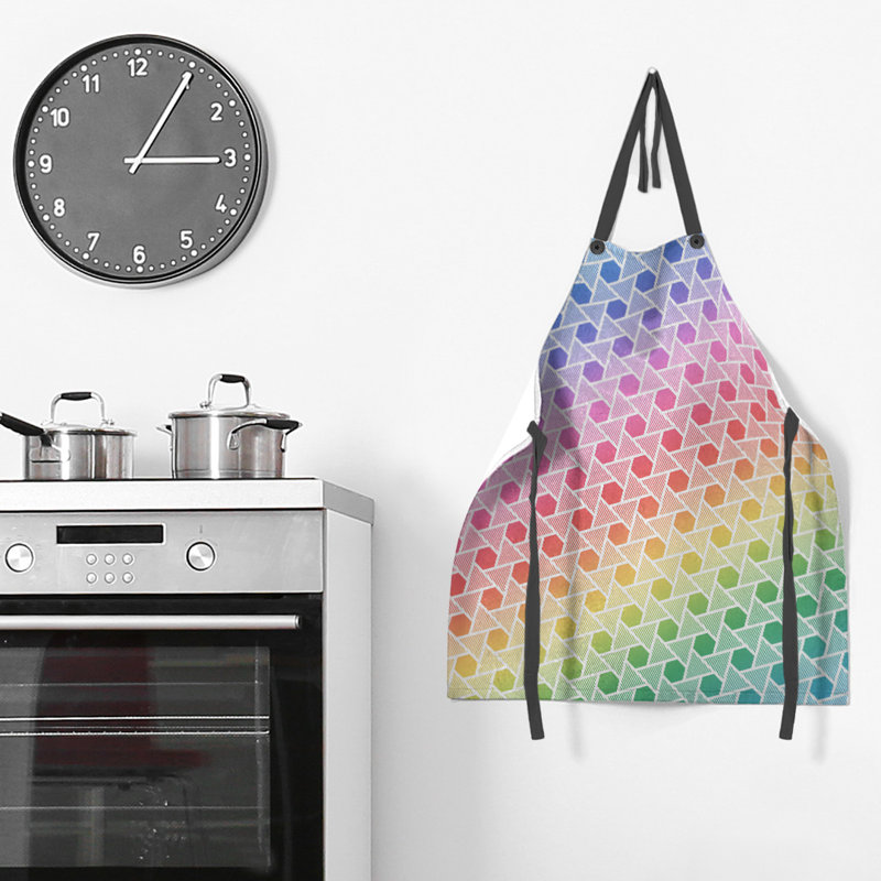 Tablier en hexagones et triangles Rainbow, Arc-en-ciel