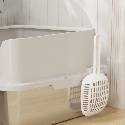 Stainless Steel Litter Box with Scoop