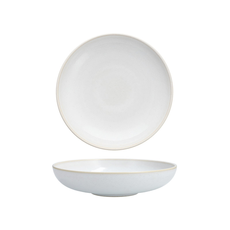 Fortessa Nivo Stoneware, 8.7" Salad Bow (Set of 4), Moon