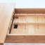 Table extensible en bois massif, finition chêne, poids de paquet de 77,82 lb, chêne, 75,94 lb, pour la salle à manger